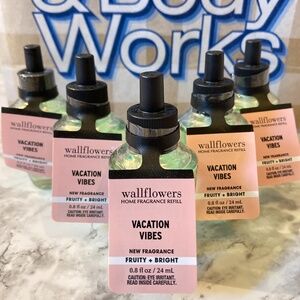 5 Bath & Body Works Vacation Vibes Wallflower Refills
